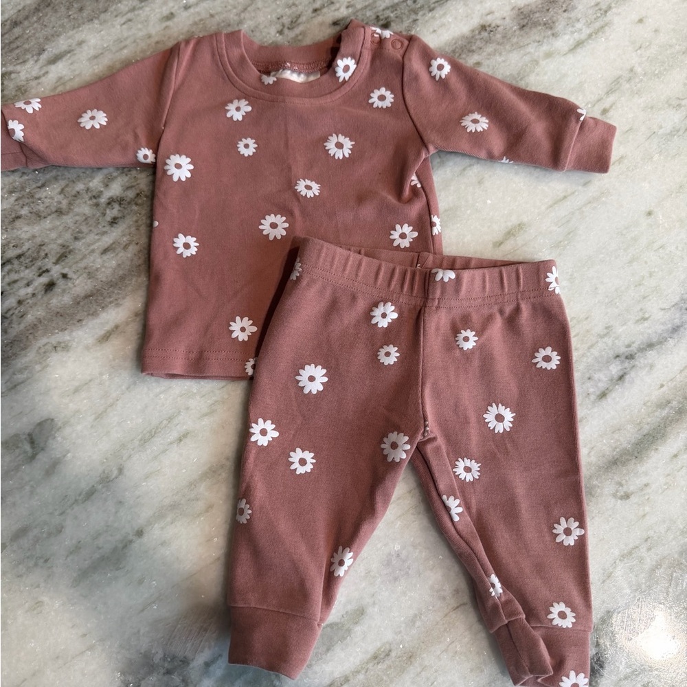 Floral Kids Matching Set - Pink